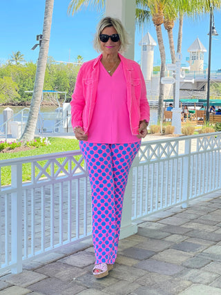 PINK SPADE PALAZZO LULU-B