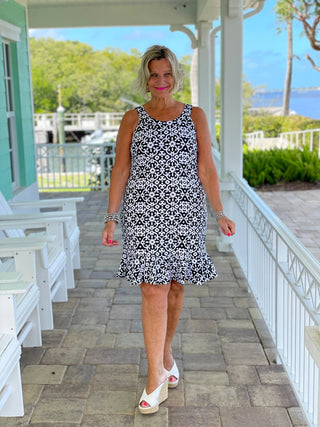 NAPLES DAY HALTER RUFFLE LULU-B