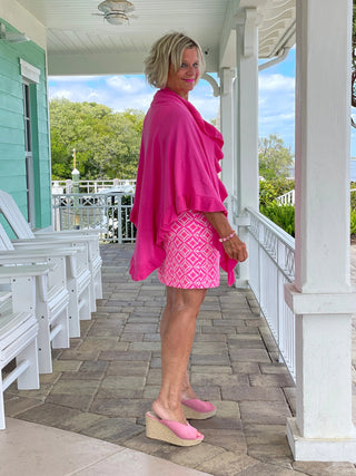 PINK DIAMONDS SHIFT DRESS LULU-B