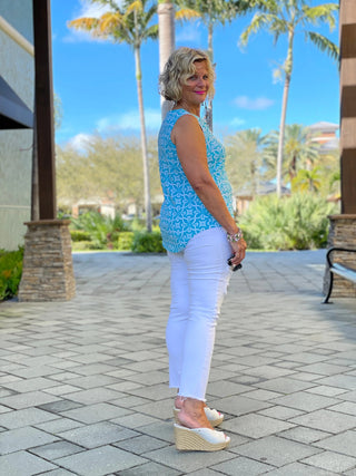OCEAN MILE SLEEVELESS V NECK - Cathys Place