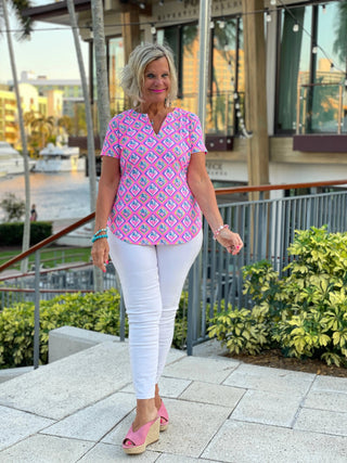 PALM TREE SIESTA SHORT SLEEVE LULU-B