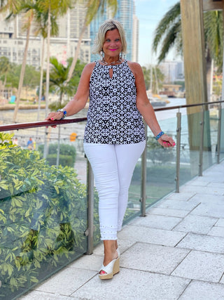 NAPLES DAY KEYHOLE TOP LULU-B