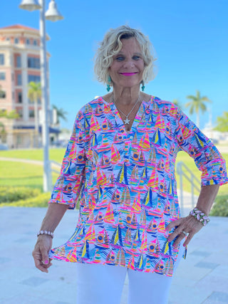 SAIL AWAY TUNIC - Cathys Place