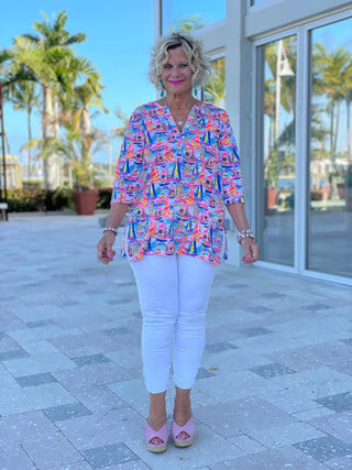 SAIL AWAY TUNIC - Cathys Place