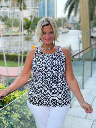 NAPLES DAY HALTER TOP LULU-B