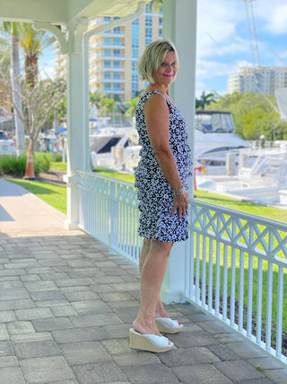 NAPLES DAY LAYERED RUFFLE DRESS LULU-B