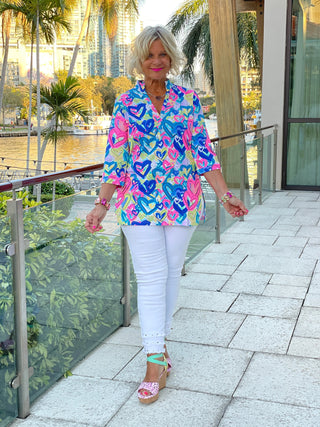 SECRET LOVE HEARTS TUNIC LULU-B