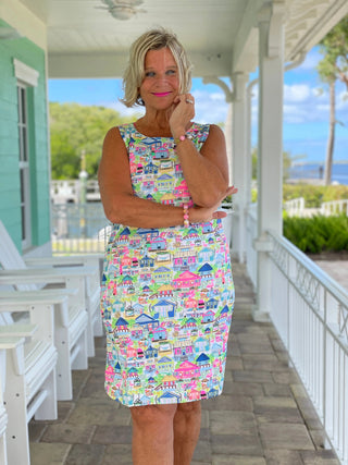 TIKI ESCAPE SHIFT DRESS LULU-B