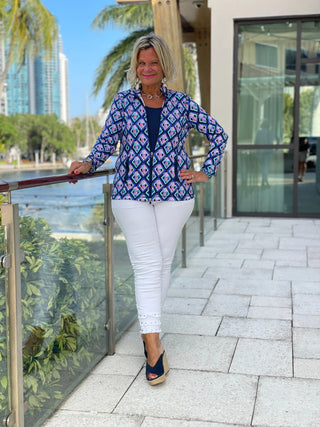 PINEAPPLE VACA FULL ZIPPER LULU-B