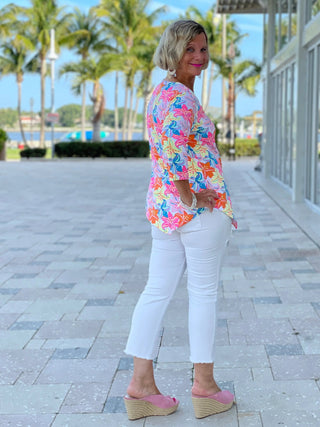 PALM BEACH GARDEN ASYMMETRIC TOP - Cathys Place