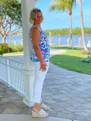 SECRET LOVE HEARTS HALTER TOP LULU-B