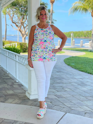 TIKI HALTER TOP LULU-B