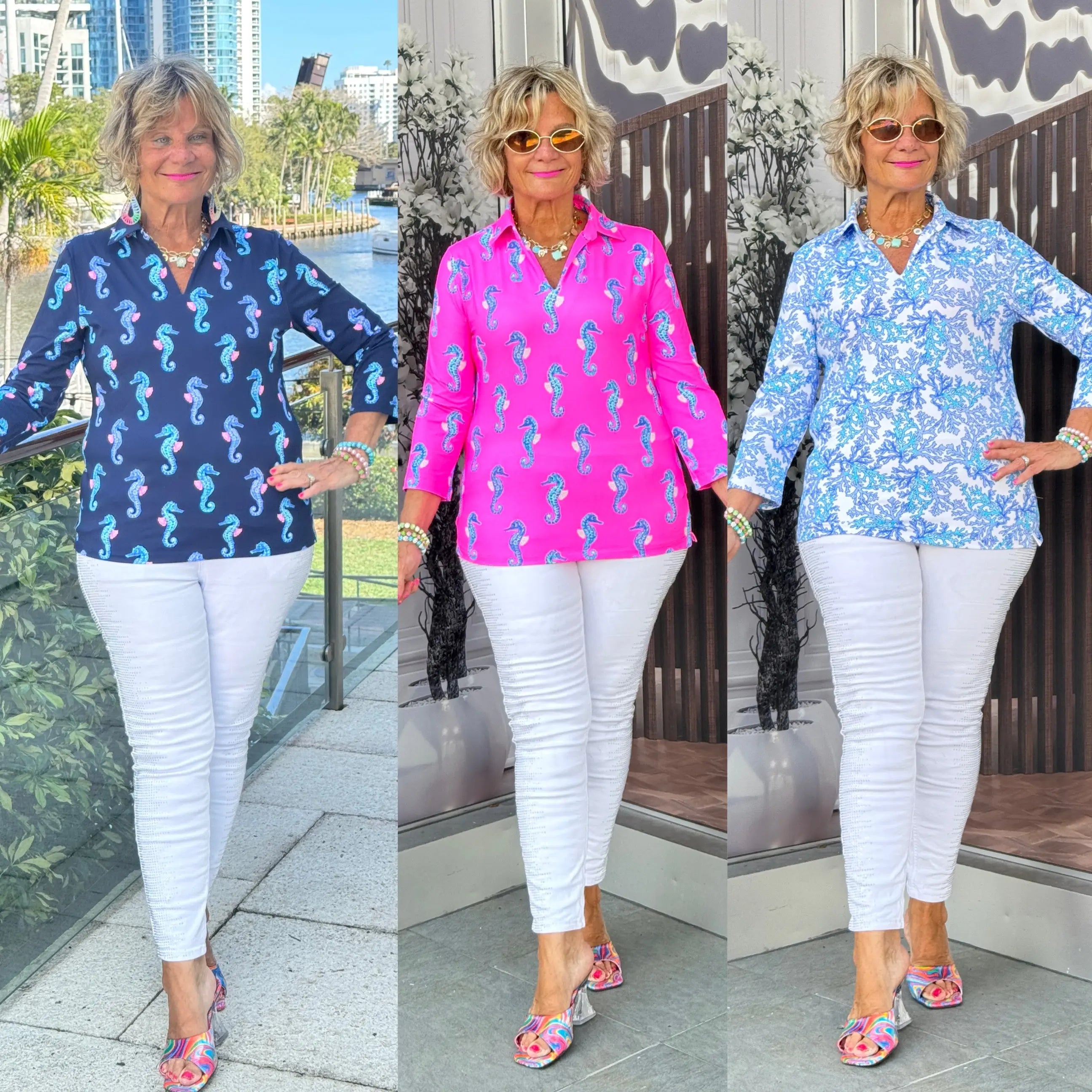 LULU-B SLEEVE COLLAR TOP