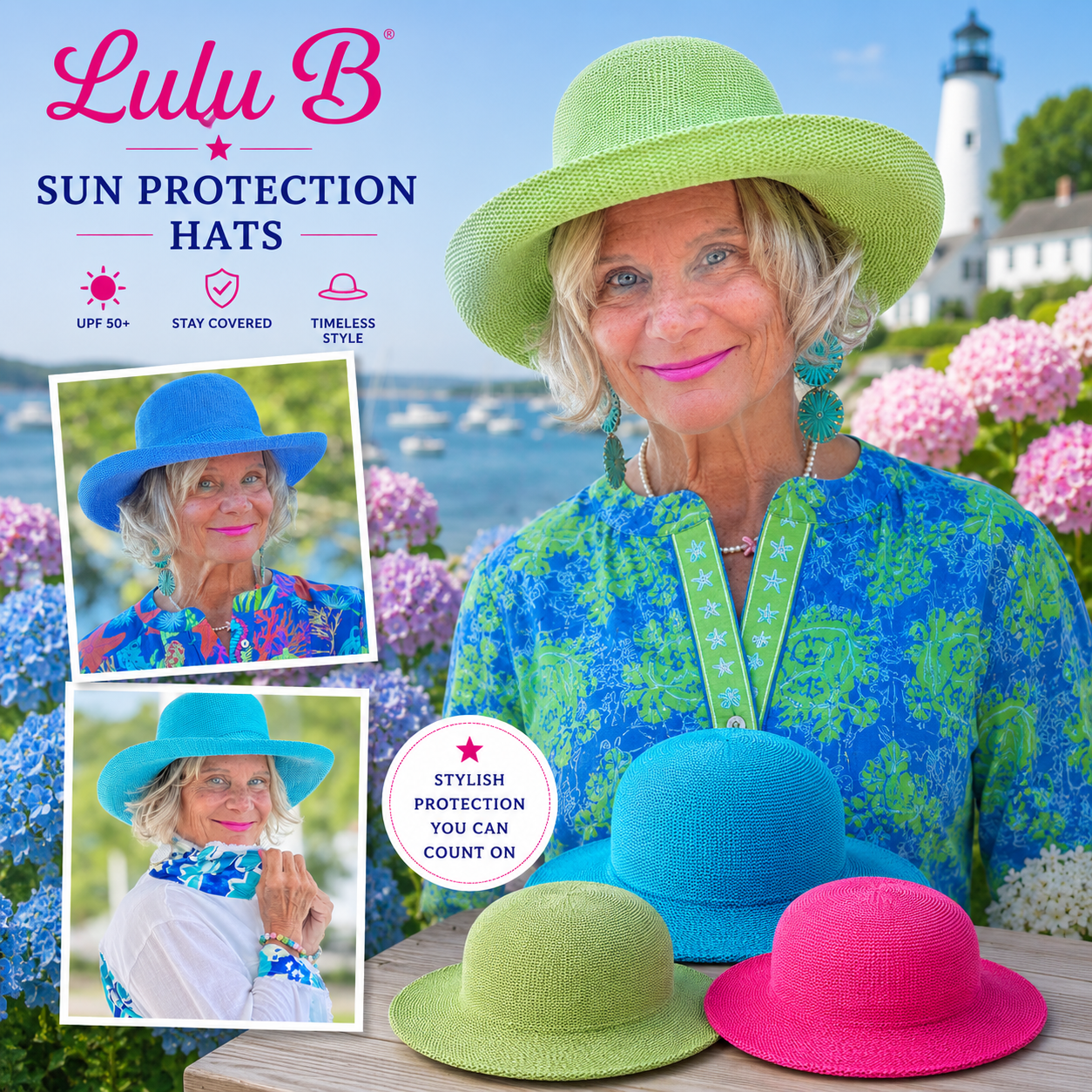 LULU-B SUN PROTECTION + 50 HATS
