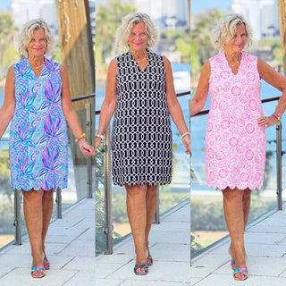 Lulu-B-Scallop-Shift-Dress Cathys Place