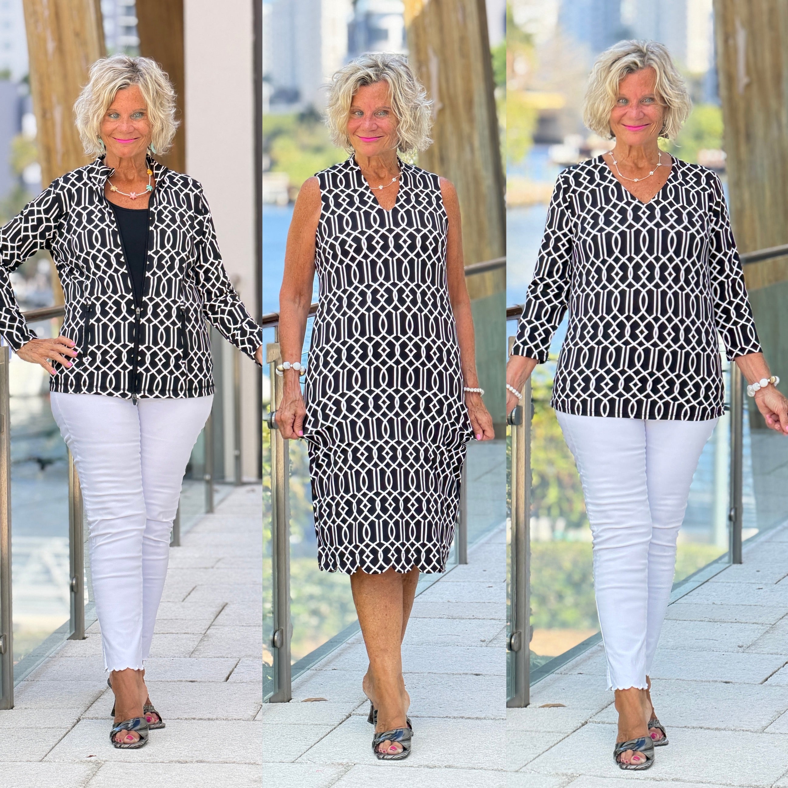 LULU B MIDNIGHT TRELLIS COLLECTION