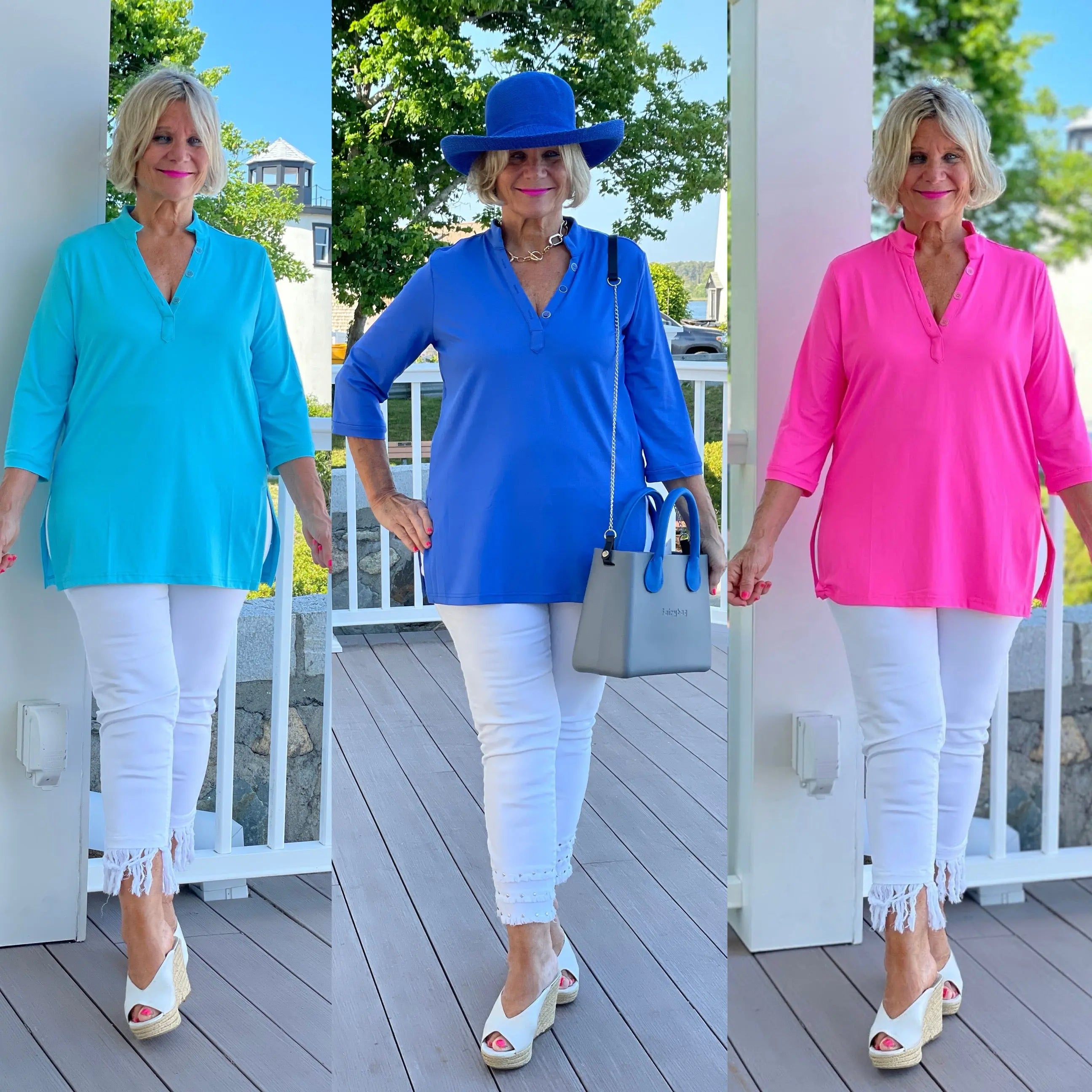 LULU-B SOLID TUNICS