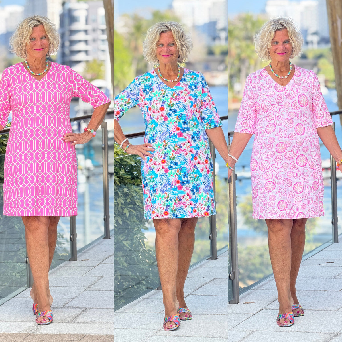 ELBOW SLEEVE DRESS - Cathys Place