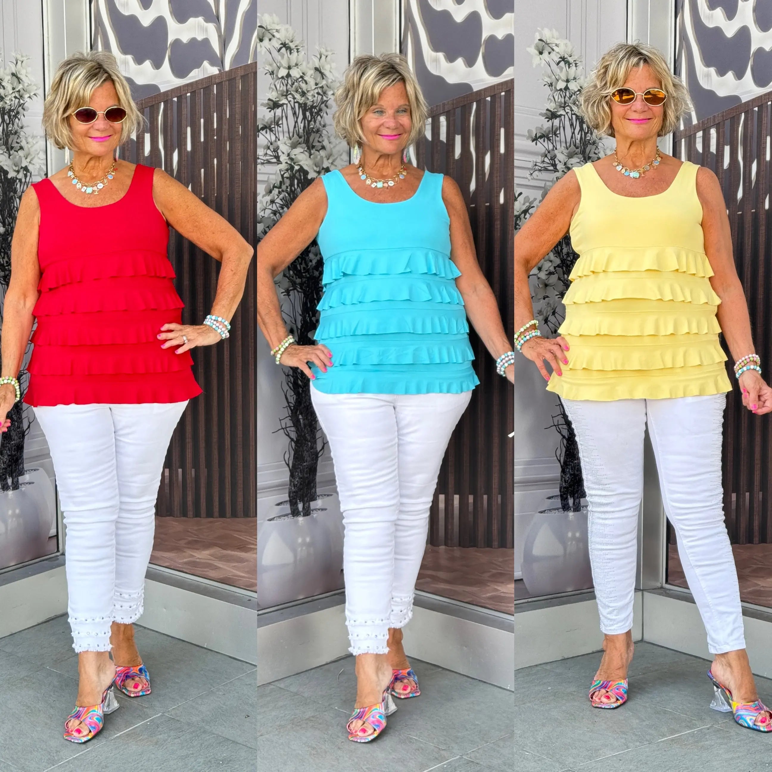 SOLID CHA CHA TANK & SKORTS