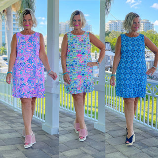 LULU-B SHIFT RUFFLE DRESS