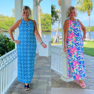 KEYHOLE MAXI DRESS