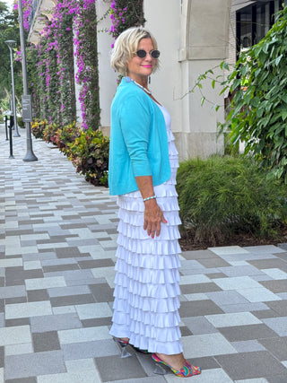 LULU-B WHITE CHA CHA MAXI DRESS