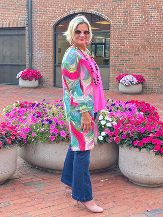 Ethyl Classic Long Length Cardi - KAMAS