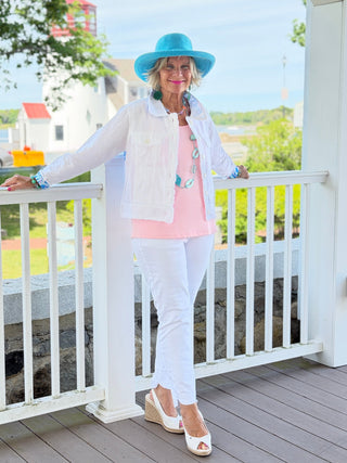 COTTON CANDY COAST LINEN JACKET Cathys Place
