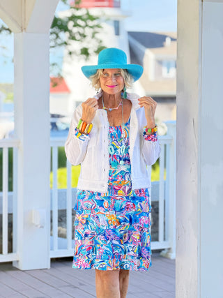 SEASIDE JEWELS CHA CHA DRESS TANGO MANGO