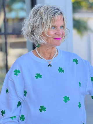 St Patricks Day Glitter weatshirt/Irish Sweatshirt Cathys Place