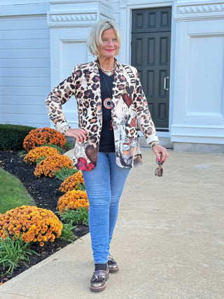 One Size Urban Wild – Leopard Print Blazer PREORDER SHIPS OCTOBER 31 Cathys Place
