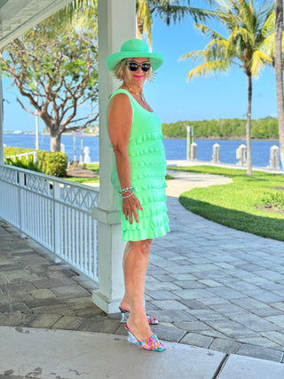 LIGHT GREEN CHA CHA MAXI DRESS