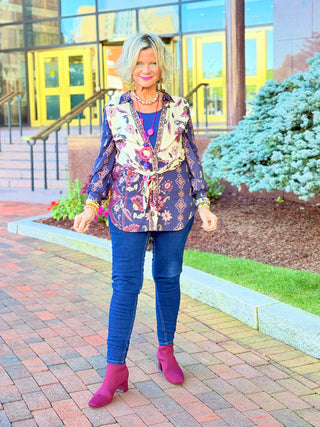 KENSINGTON TIE  BLOUSE Cathys Place