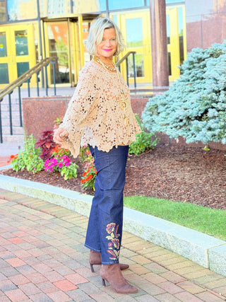 AUTUMN STYLE STYLING  CROCHET TOP Cathys Place
