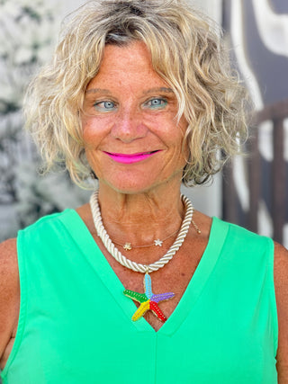 STARFISH COASTAL ROPE NECKLACE Cathys Place