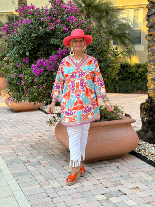 KEY WEST MANGO TROPICS BEACH COVER -UP FINAL SALE