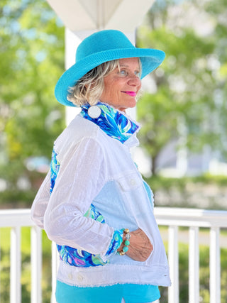 LULU-B AQUA HAT LULU-B