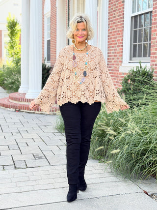 AUTUMN STYLE STYLING  CROCHET TOP Cathys Place
