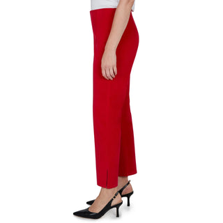 Women's Stretch Velvet Front Seam Pull-On Ankle Pant Cathys Place