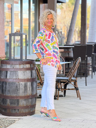 ROUND NECK ASYMMETRIC SANDAL TOP LULU b