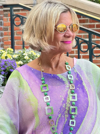 Fancy Green Necklace Cathys Place