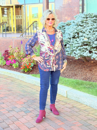 KENSINGTON TIE  BLOUSE Cathys Place