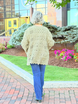 OLIVE CROCHET CARDIGAN Cathys Place