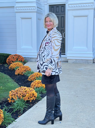 One Size Fierce Panther Print Blazer PREORDER SHIPS OCTOBER 31 Cathys Place