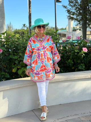 KEY WEST MANGO TROPICS BEACH COVER -UP