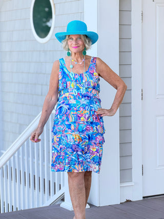 SEASIDE JEWELS CHA CHA DRESS TANGO MANGO