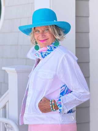 COTTON CANDY COAST LINEN JACKET Cathys Place