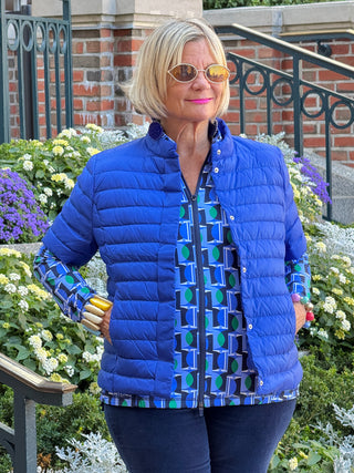 LULU-B SAPPHIRE SHORT PUFFER VEST