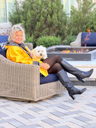 YELLOW POKA DOT POSH RAINCOAT Cathys Place