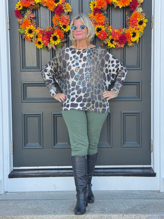 OLIVE POCKET LEGGINGS
